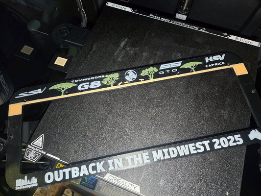 Outback in the Midwest 2025 Plate Frame