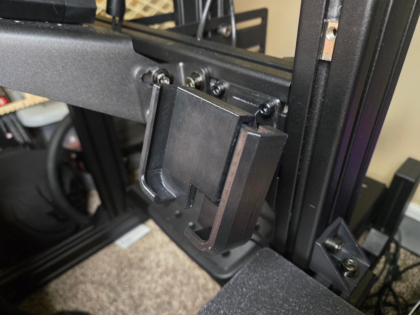 Adjustable Phone Mount for Sim Racing Chassis