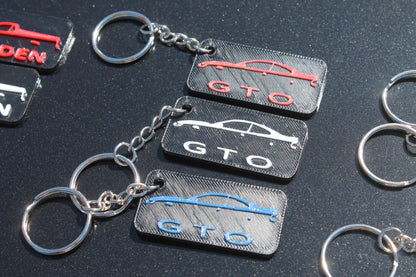 GTO Silhouette Keychain
