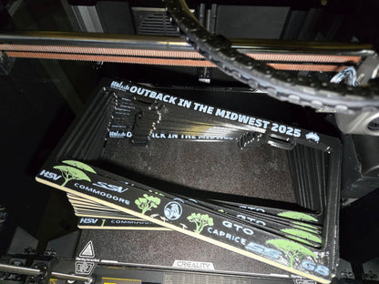 Outback in the Midwest 2025 Plate Frame